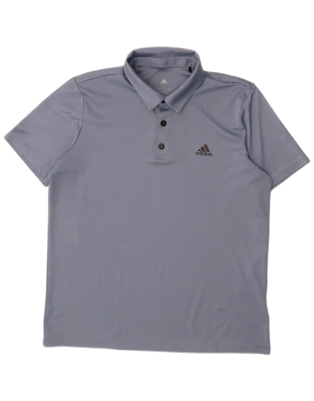 Adidas Herren Aeroready Poloshirt, großes blaues Polyester