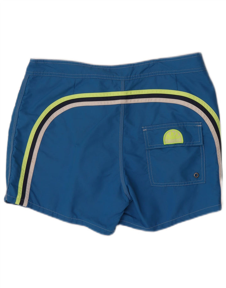 Sundek Herren-Badeshorts, mittelblau, Nylon, Sport