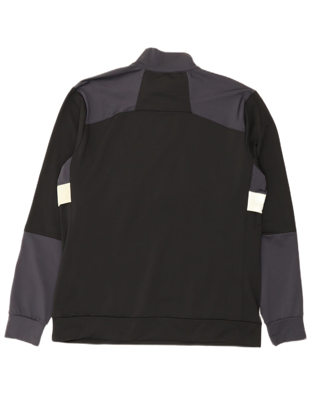 Lyle & Scott Herren-Sweatshirt mit Reißverschluss am Hals, groß, Schwarz, Farbblock