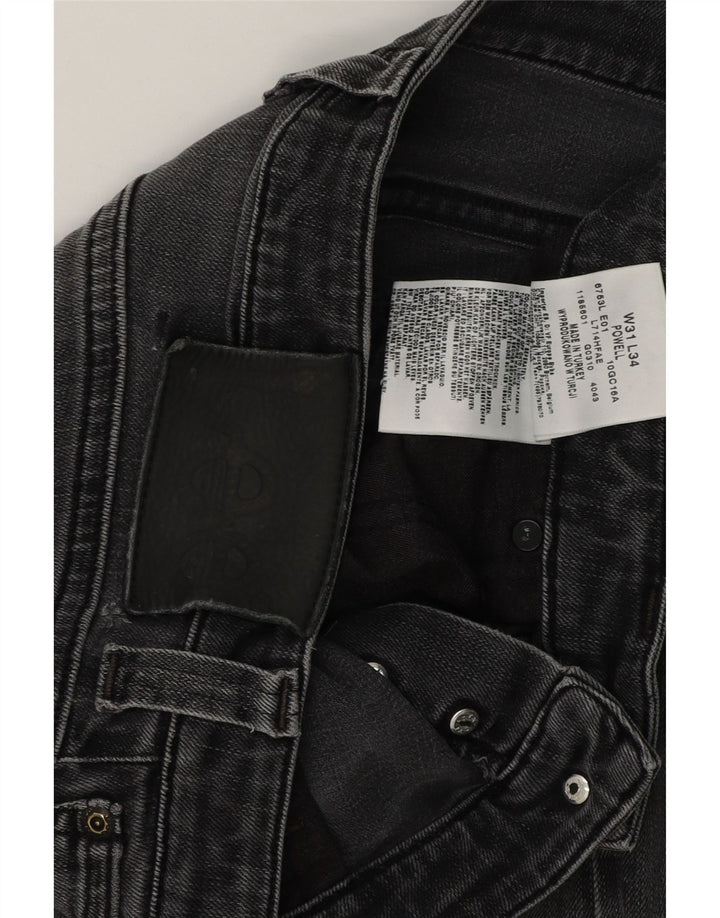 Lee Herren Slim Jeans W31 L32 Graue Baumwolle