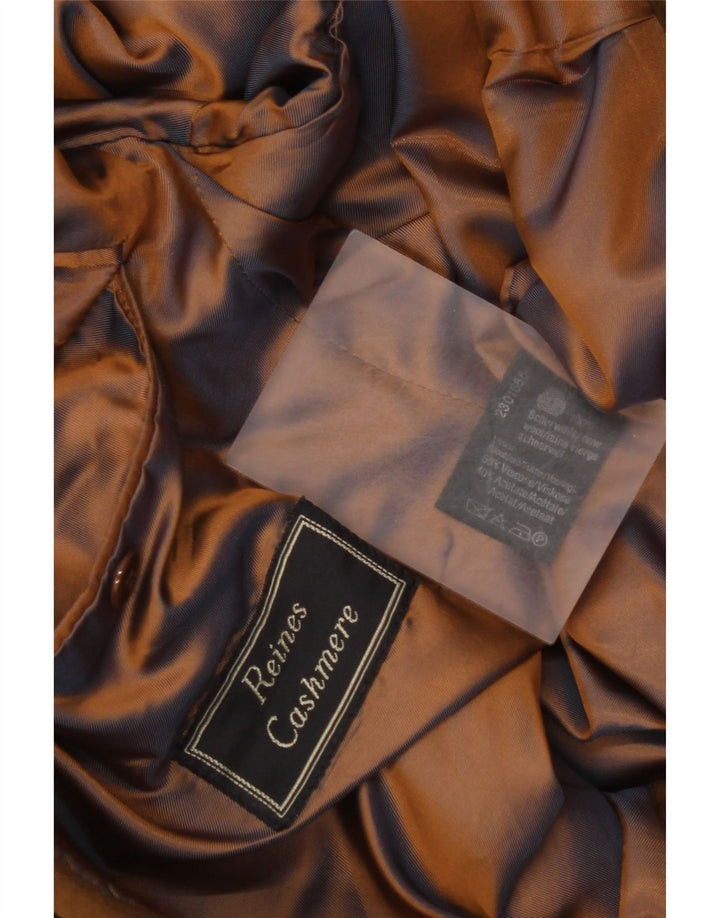 Vintage Herren Zweireiher Blazer Jacke IT 52 XL Braune Schurwolle