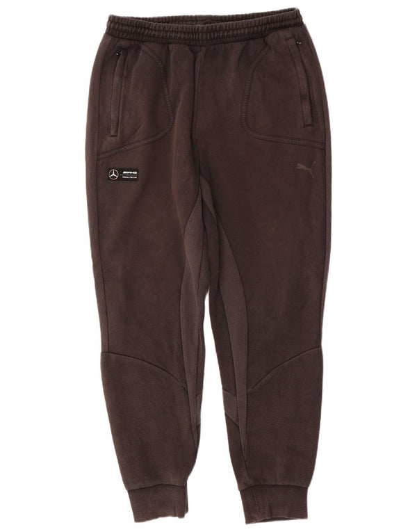 Puma Herren-Trainingshose, Jogginghose, groß, braune Baumwolle