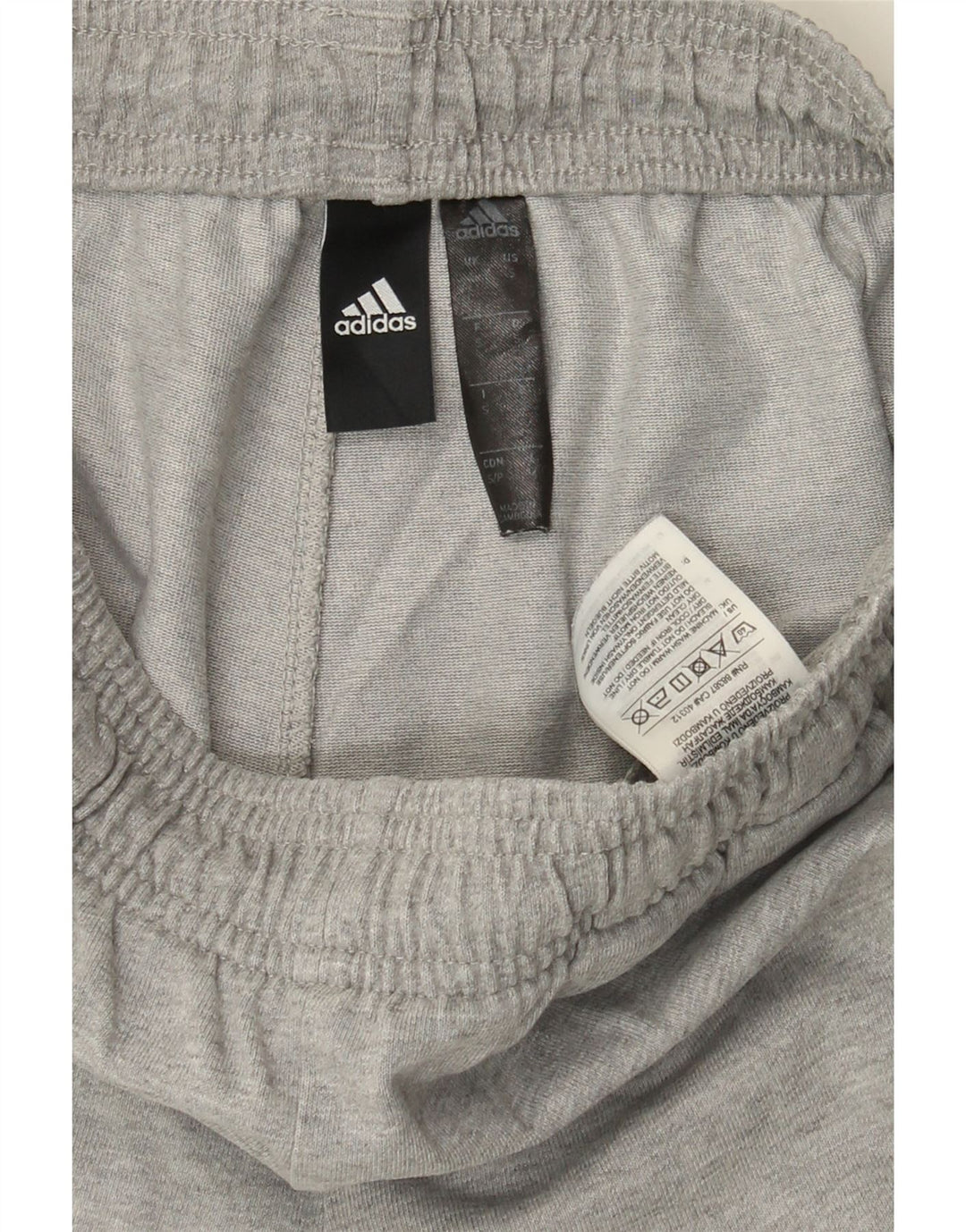 ADIDAS Mens Tracksuit Trousers Joggers Small  Grey Cotton Vintage Adidas and Second-Hand Adidas from Messina Hembry 