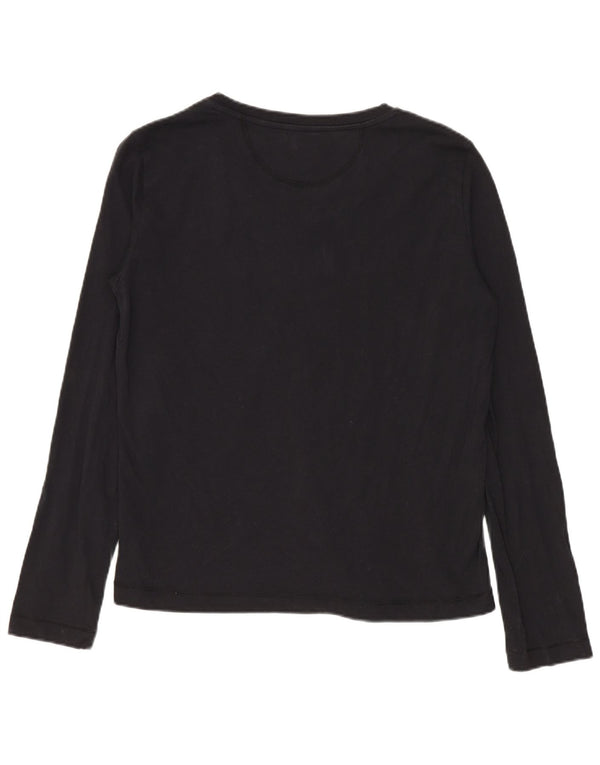 Lotto Damen Top Langarm UK 12 Medium Schwarz