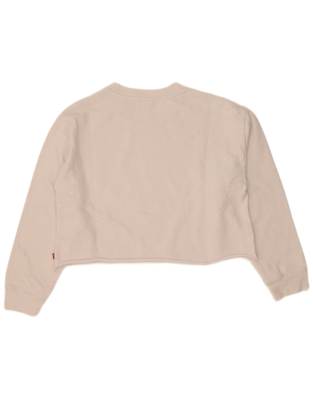 Levi's Damen-Sweatshirt mit übergroßem Crop-Grafikmotiv, Gr. 10, Größe S, Weiß