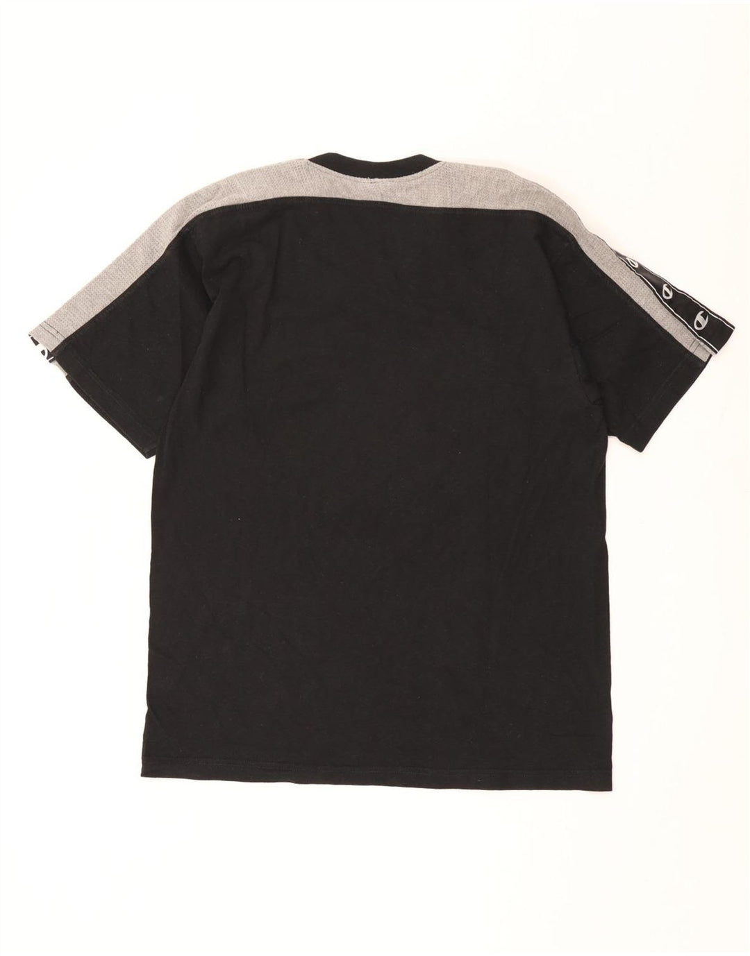 Champion Herren-T-Shirt mit Grafik, groß, Schwarz, Farbblock