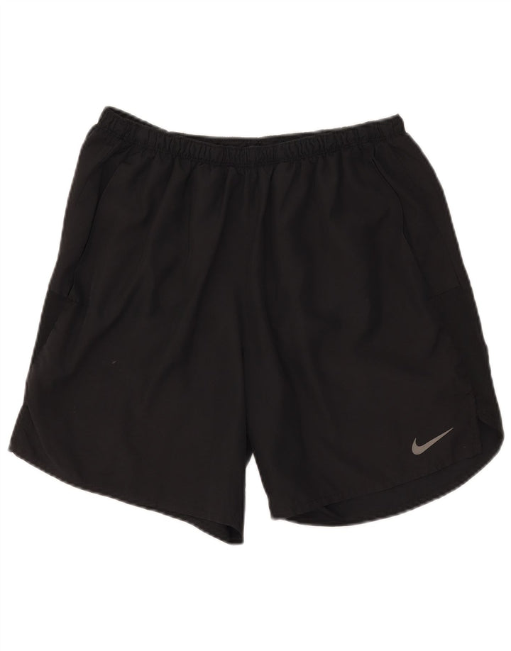 Nike Herren Dri Fit Sportshorts, groß, aus schwarzem Polyester