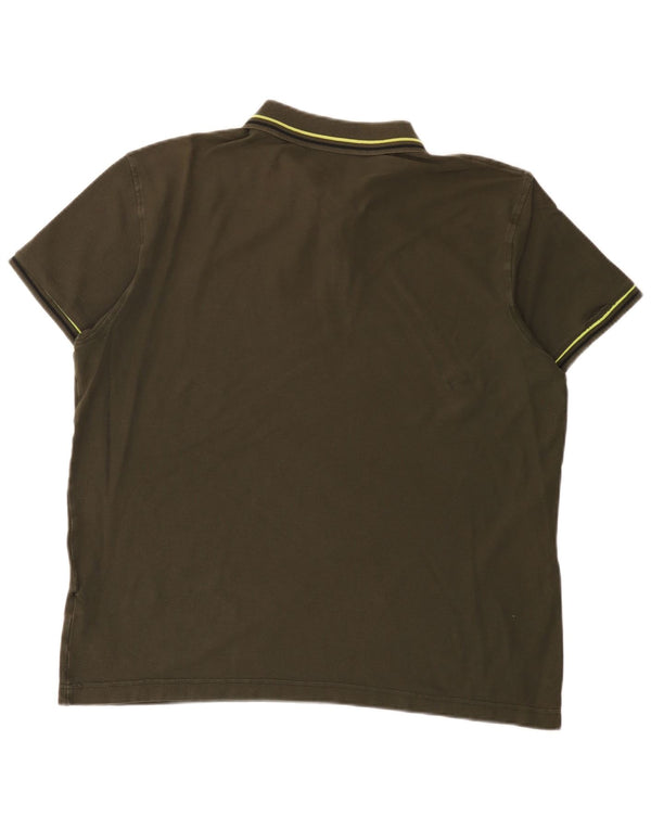 Lotto Herren Life's Poloshirt 2XL Khaki Baumwolle