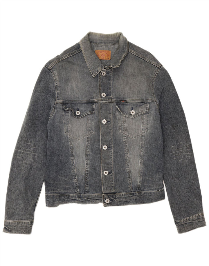 Energie Herren Jeansjacke UK 38 Mittelblaue Baumwolle
