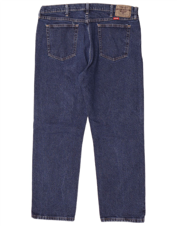 Wrangler Herren Straight Jeans W38 L29 Blaue Baumwolle