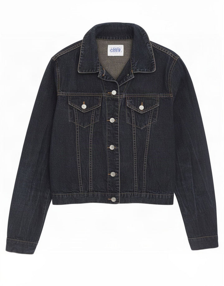 Onyx Damen Jeansjacke UK 10 Small Marineblau