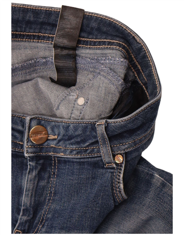 Marks & Spencer Damen Slim Jeans W32 L30 Blaue Baumwolle