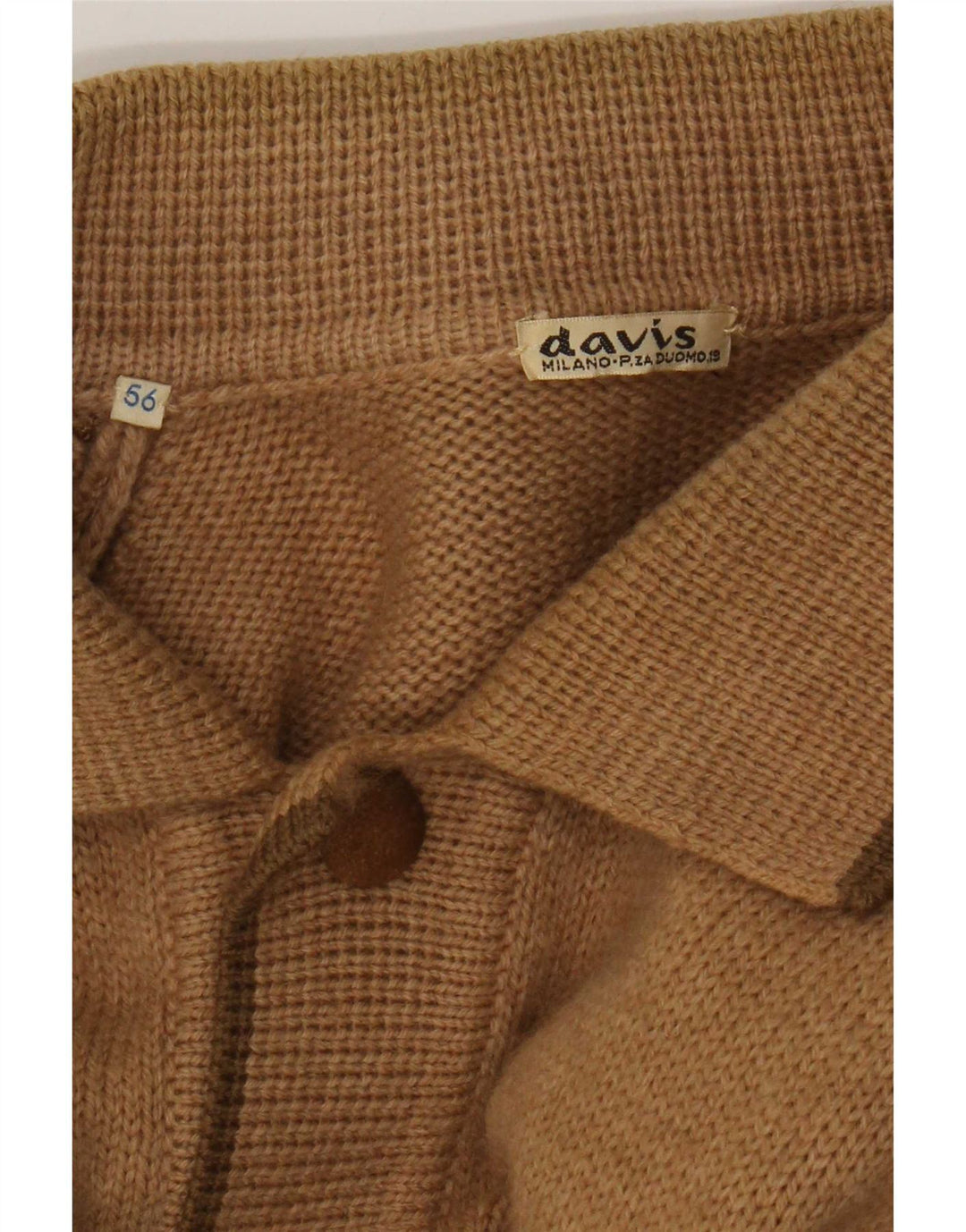 Vintage Herren Cardigan Pullover IT 56 XL Braun