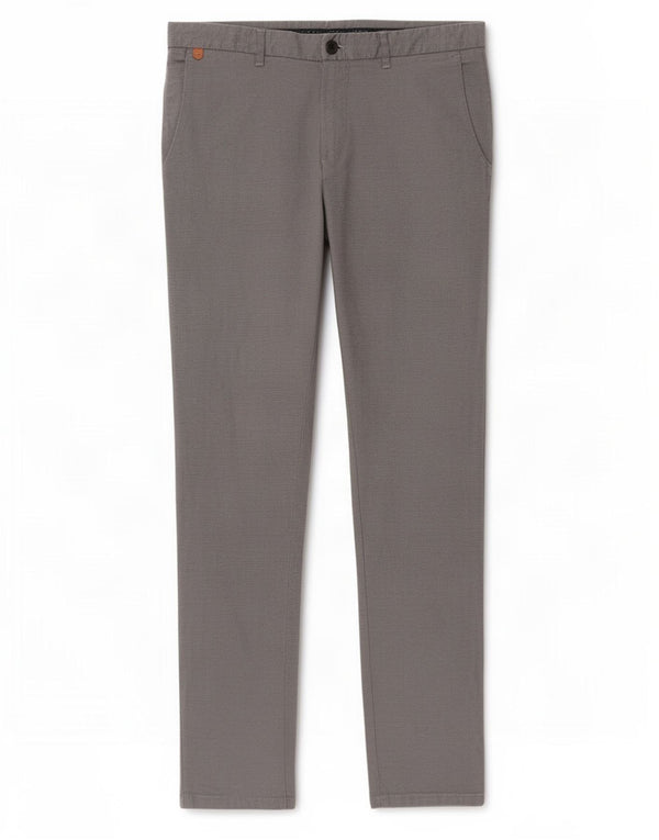 Zara Mens Slim Chino Trousers EU 42 Large W32 L31 Grey Cotton