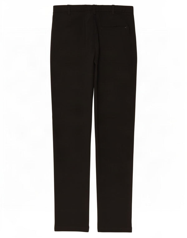 Marks & Spencer Damen Tapered Chinohose UK 14 Large W32 L29 Schwarz