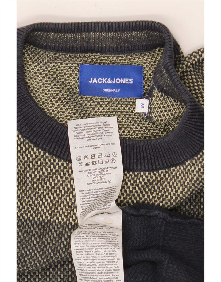 Jack & Jones Herren-Pullover mit Rundhalsausschnitt, mittelgroß, mehrfarbig, Farbblock