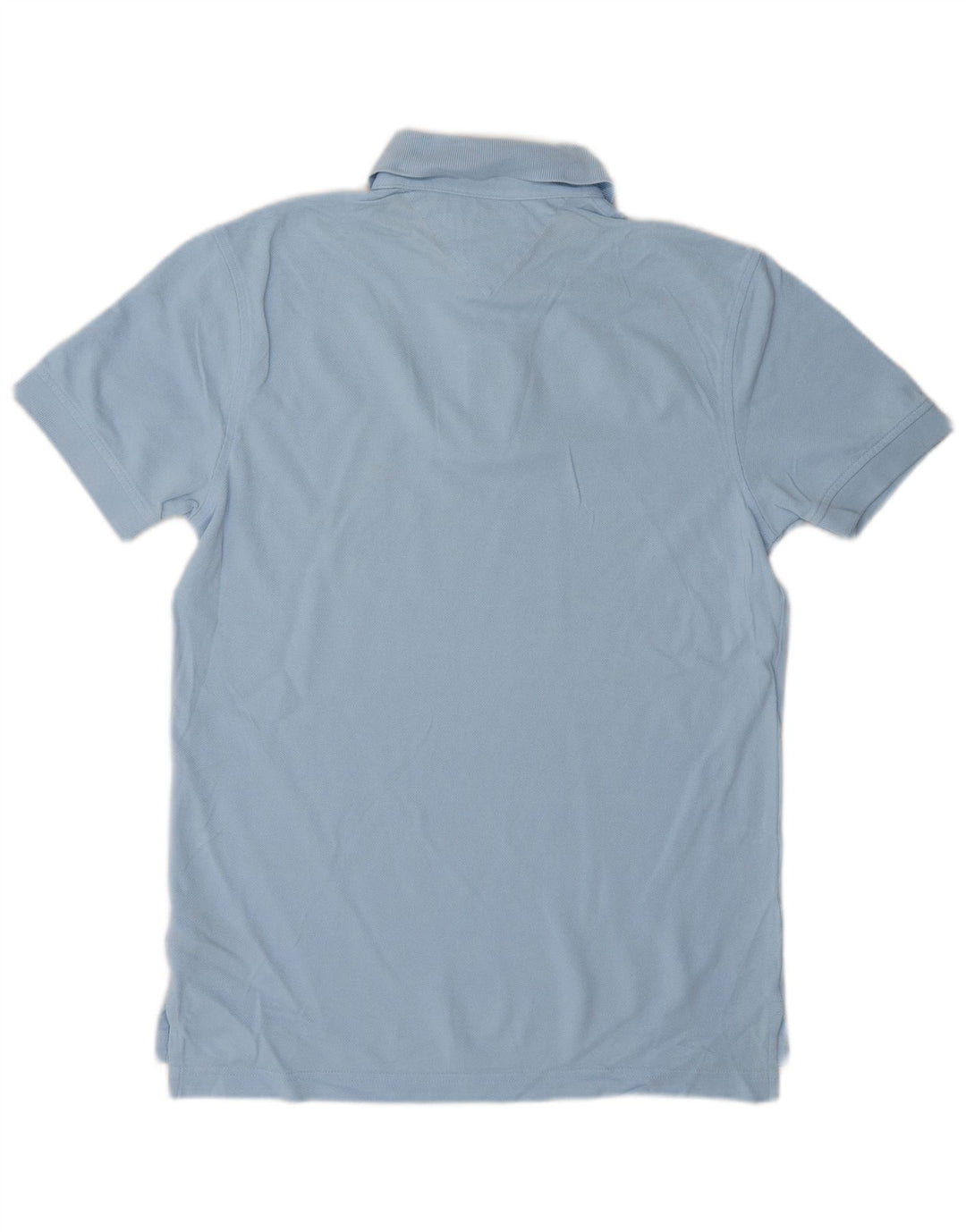 Tommy Hilfiger Herren-Poloshirt, kleine blaue Baumwolle