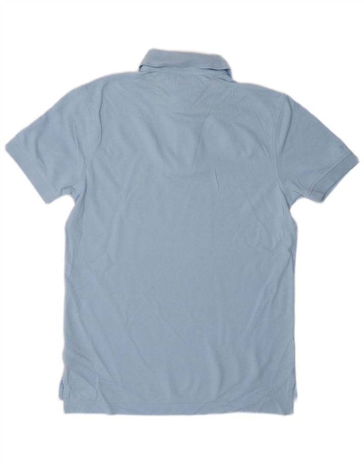 Tommy Hilfiger Herren-Poloshirt, kleine blaue Baumwolle