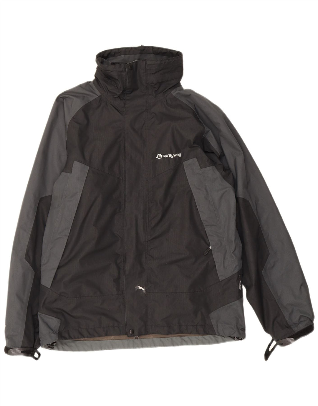 Sprayway Herren-Windbreaker-Jacke, UK 36, Größe S, Schwarz, Colourblock-Polyester