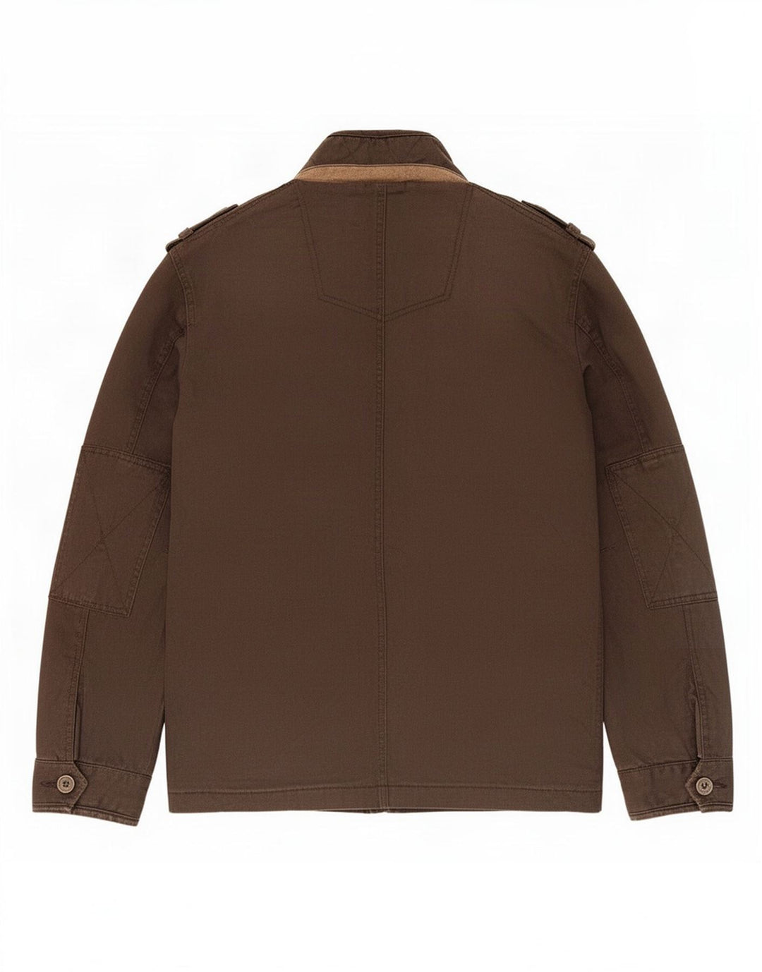 Fat Face Herren-Militärjacke, UK 38, mittelbraune Baumwolle
