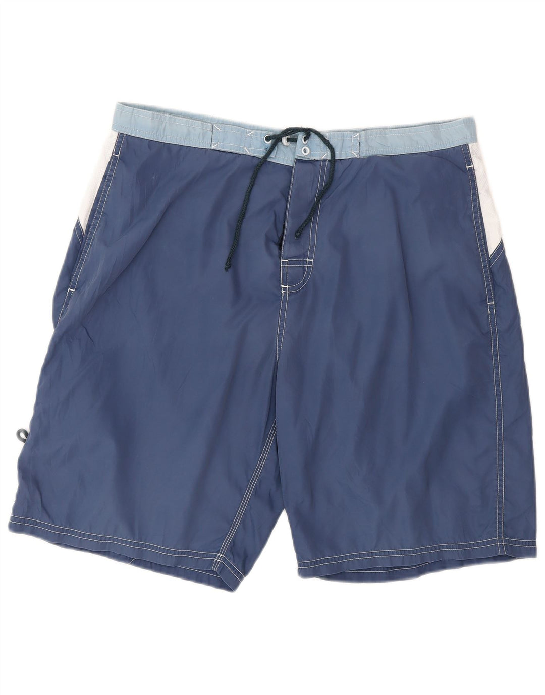 Fila Herren-Badeshorts mit Grafik, Mittelblau, Farbblock