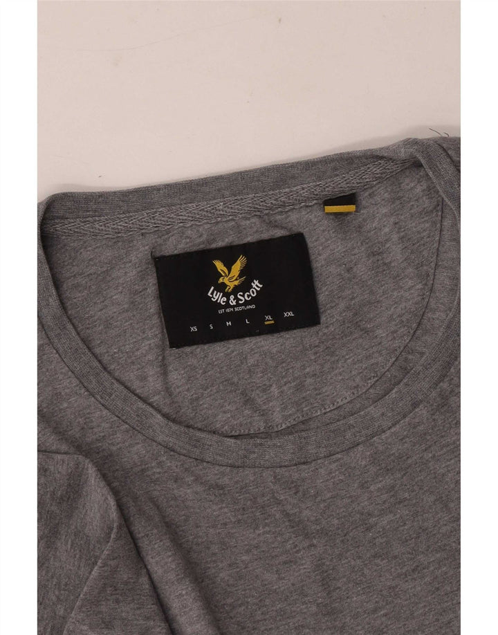 Lyle & Scott Herren T-Shirt Top XL Grau meliert