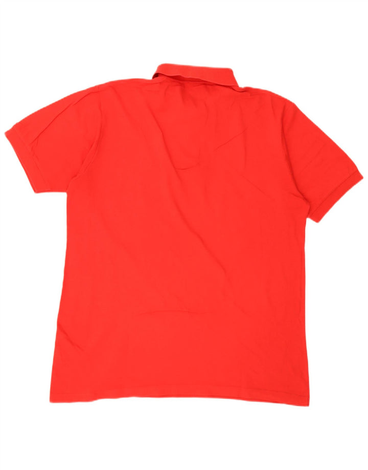 Sergio Tacchini Herren-Poloshirt, große rote Baumwolle