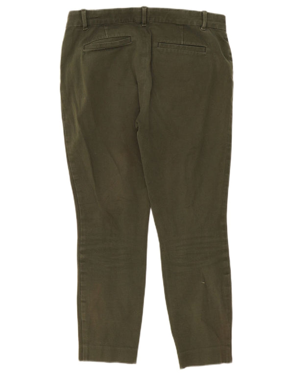 Gap Damen Skinny Ankle Cropped Hose US 8 Medium W32 L25 Khaki Baumwolle