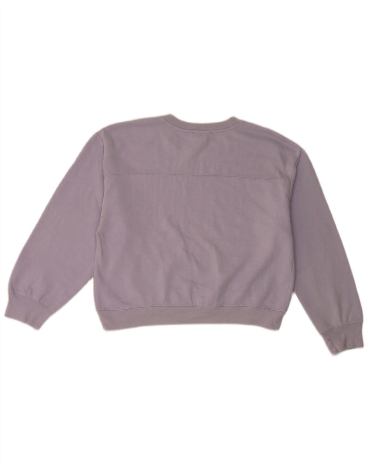Zara Damen Sweatshirt Pullover UK 16 Large Lila