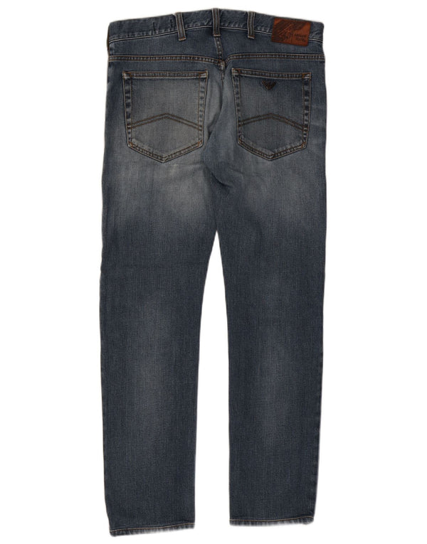 Armani Damen Slim Jeans W32 L29 Blau