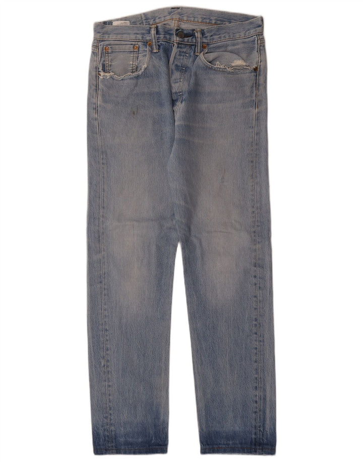 LEVI'S Herren 501 CT Straight Jeans W30 L30 Blaue Baumwolle