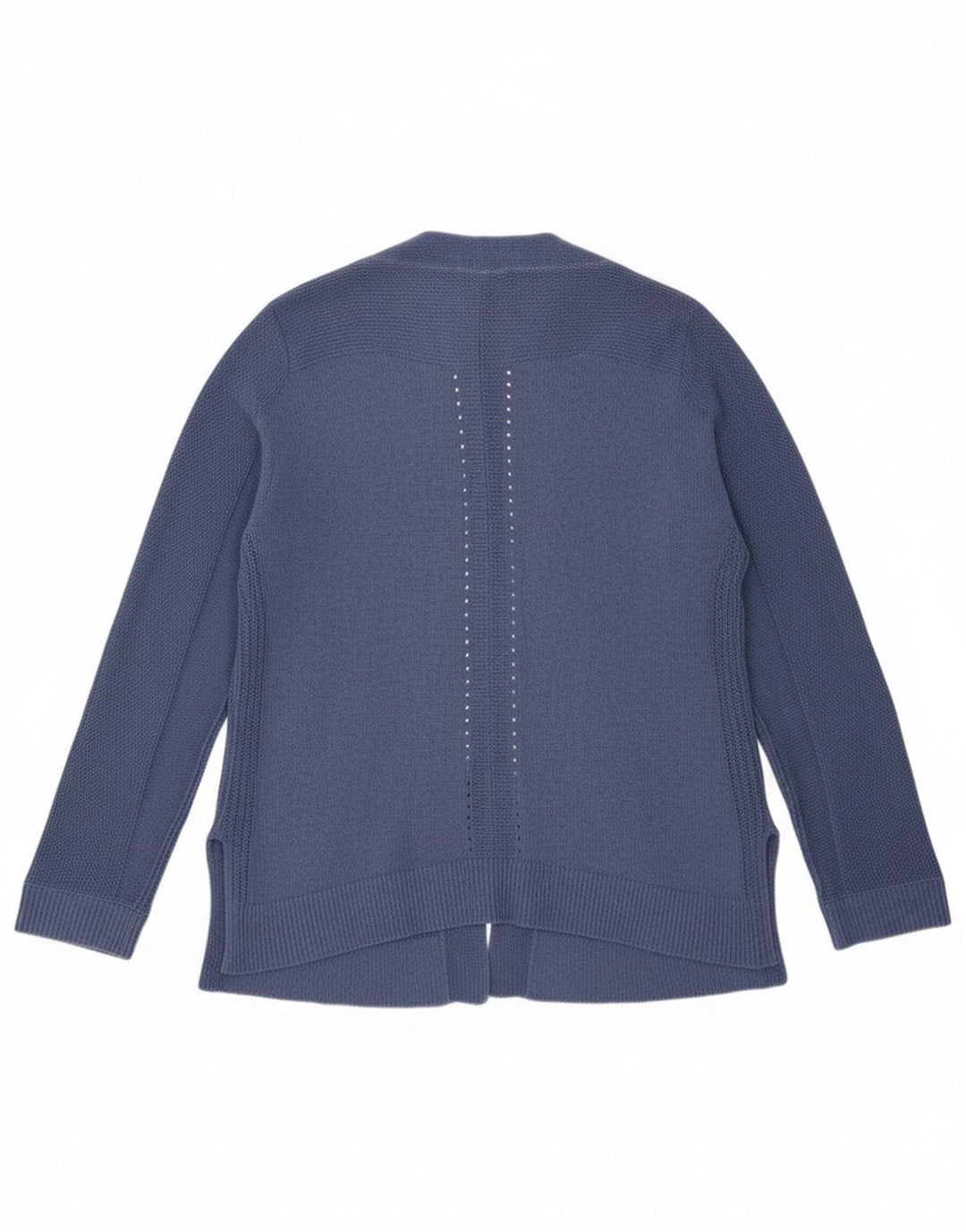 White Stuff Offener Damen-Cardigan-Pullover, UK 16, Größe L, Blau, Baumwolle