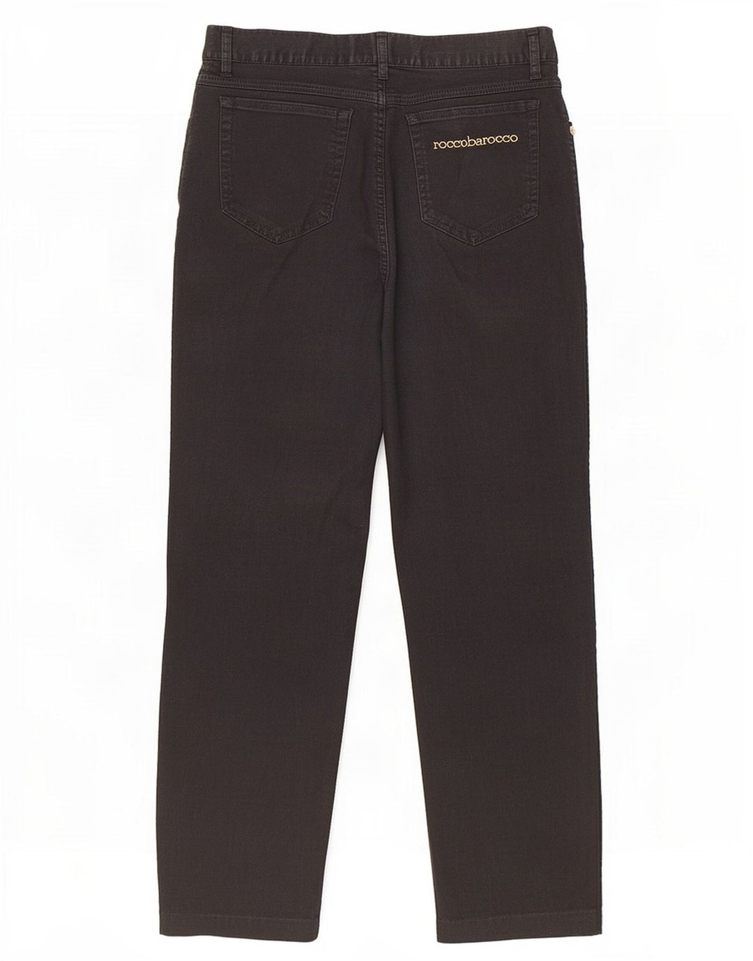 Roccobarocco Kurz geschnittene Damenhose W38 L25 Schwarz