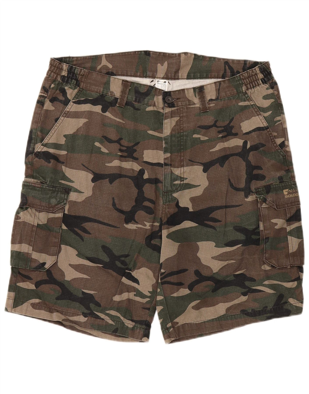 Solognac Herren Cargoshorts XL W38 Braune Baumwolle