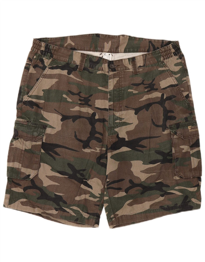 Solognac Herren Cargoshorts XL W38 Braune Baumwolle