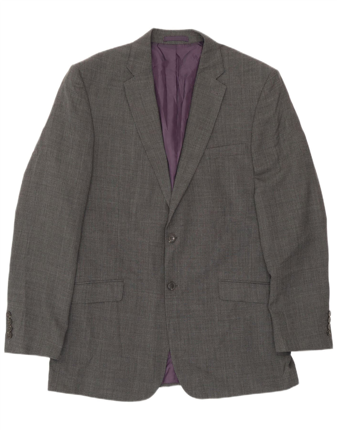 Marks & Spencer Herren-Blazer mit 2 Knöpfen, reguläre Passform, Gr. 42, Grau