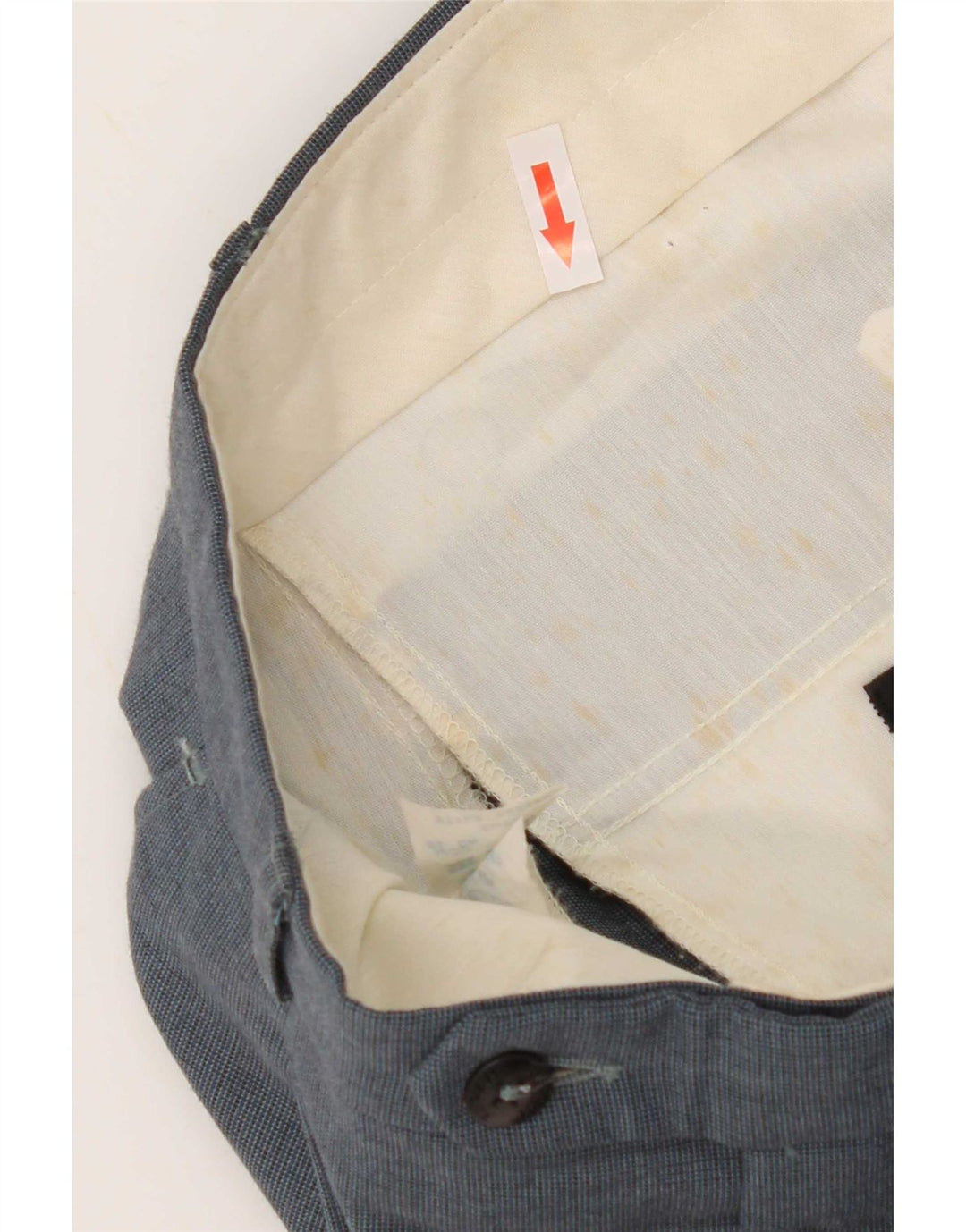 Farah Herren-Anzughose mit Pegged-Anzug, W32, L29, blaues Polyester