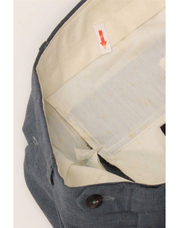Farah Herren-Anzughose mit Pegged-Anzug, W32, L29, blaues Polyester