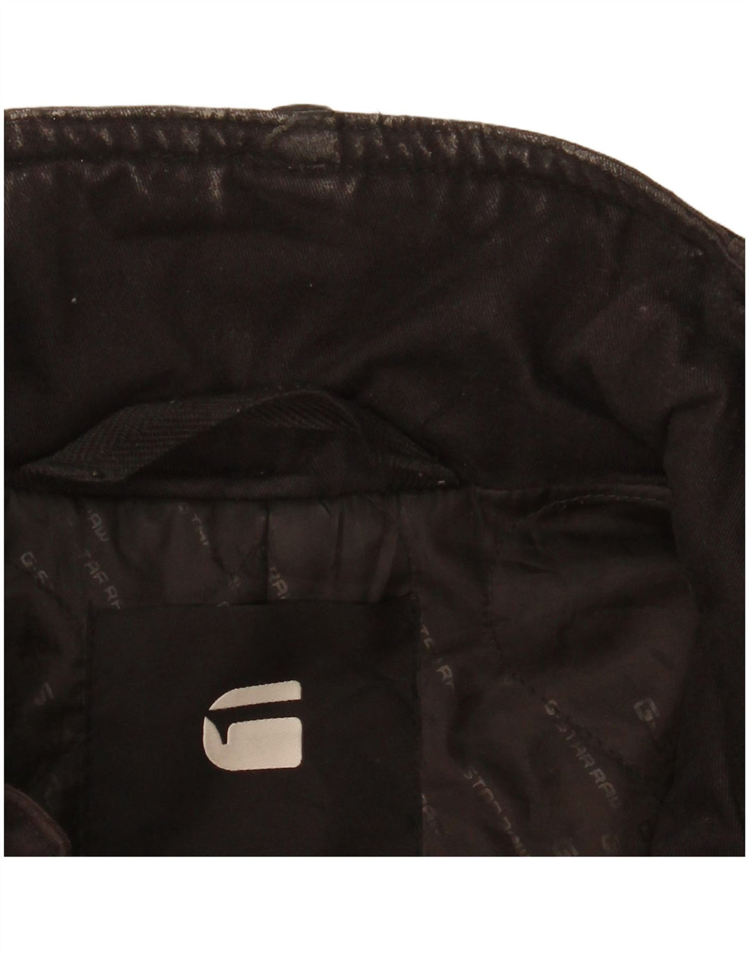 G-Star Herrenmantel UK 38 Mittelschwarzes Polyester