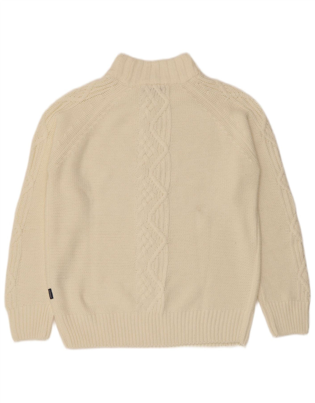 Carrera Rollkragenpullover für Damen, Gr. 14, Medium, gebrochenes Weiß, Acryl