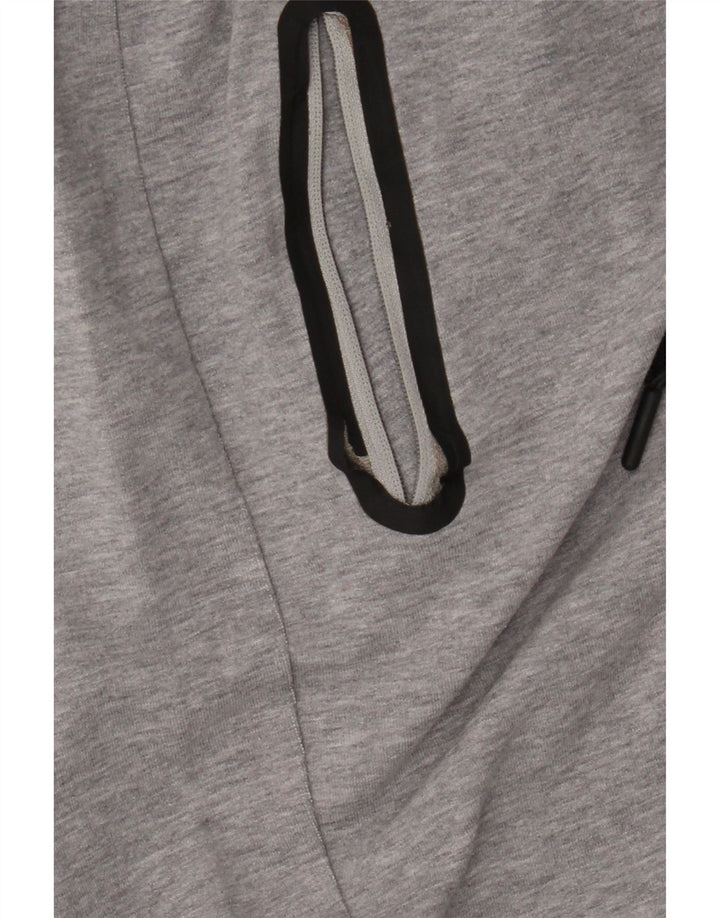 Marks & Spencer Crop-Trainingshose für Damen, UK 12, mittelgraue Baumwolle