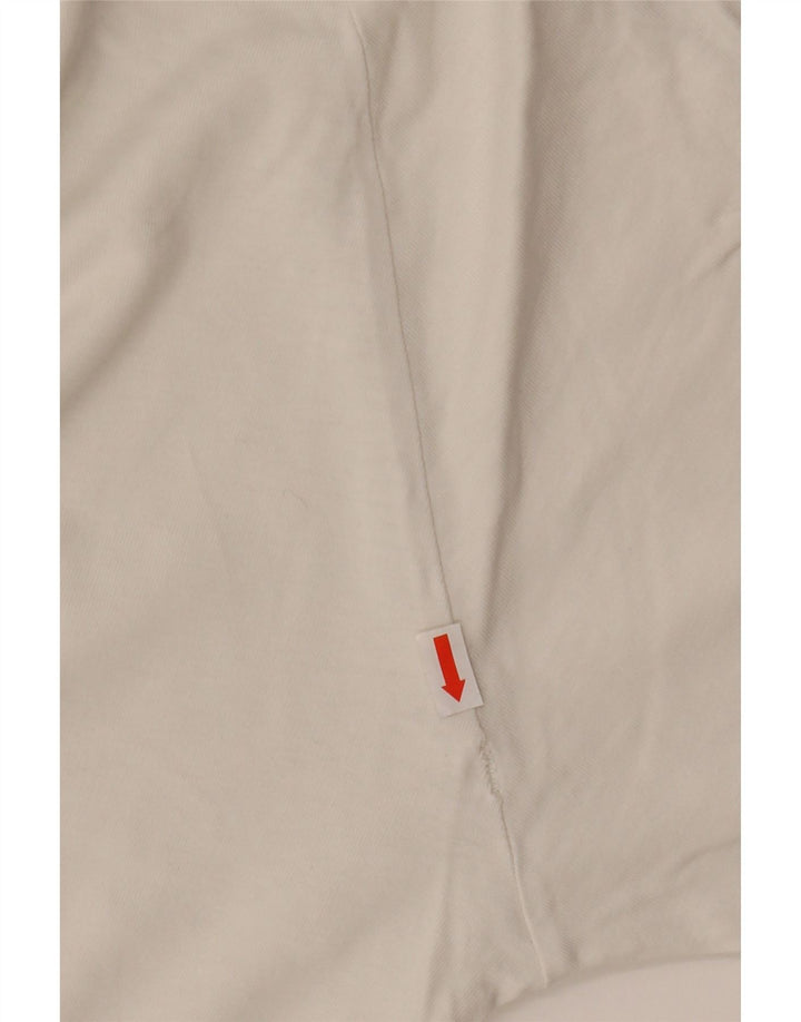 ADIDAS Herren T-Shirt Top Mittelweiße Baumwolle