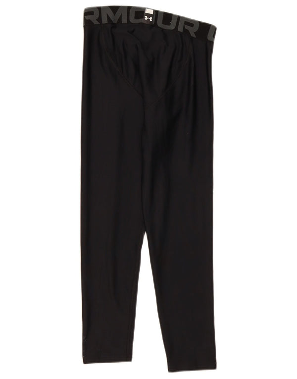 Under Armour Heat Gear Grafik-Leggings für Jungen, 9–10 Jahre, mittelschwarz