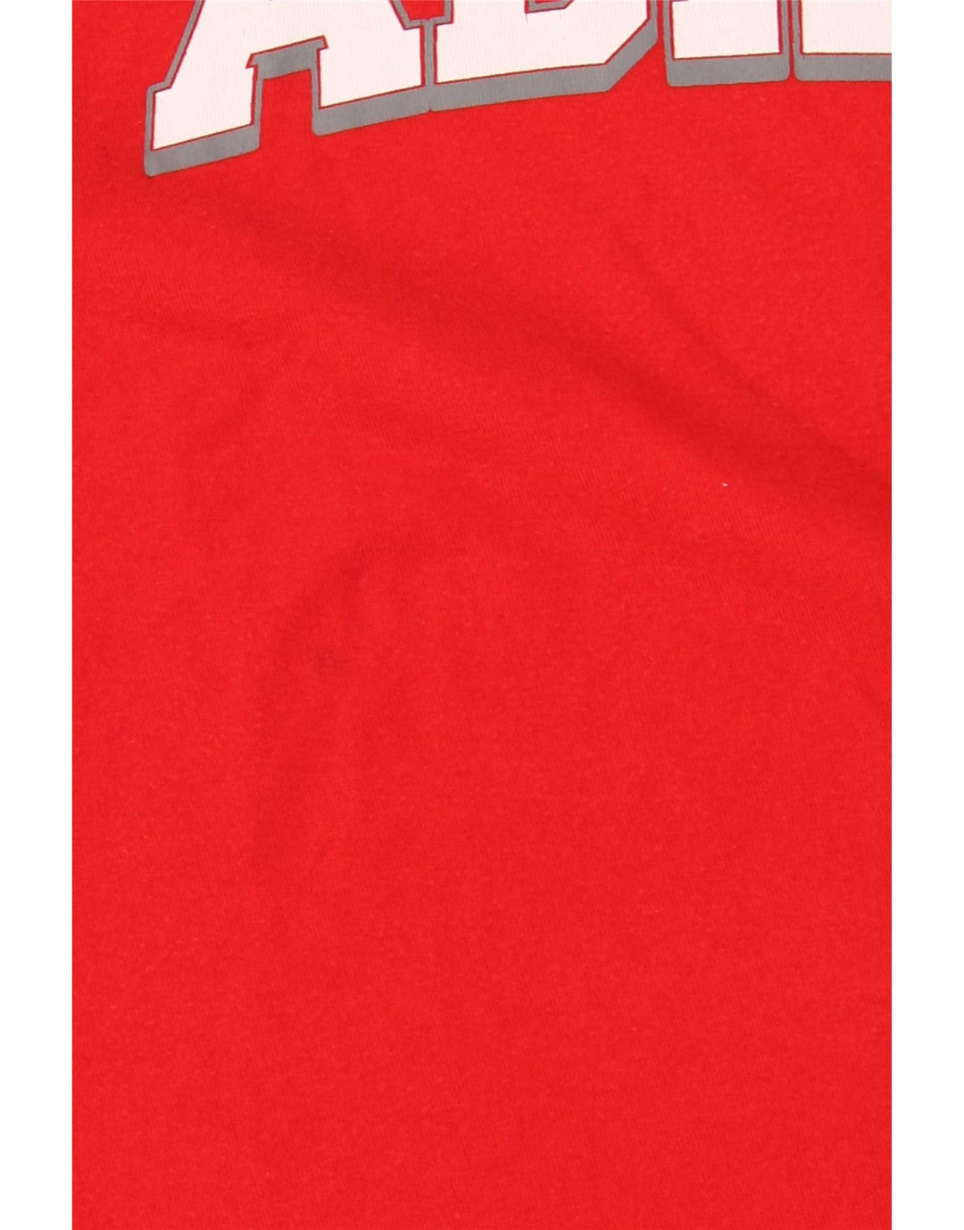 Adidas Herren Grafik-T-Shirt aus mittelroter Baumwolle