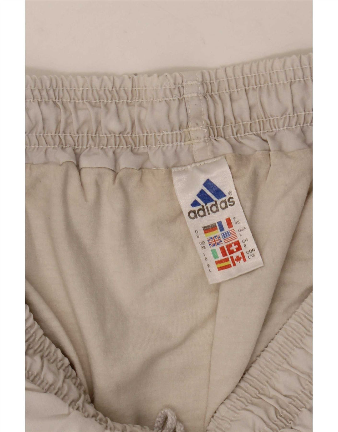 Adidas Herren Sport Shorts XL Weiß Polyester