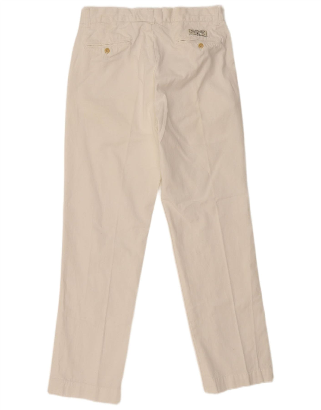 POLO RALPH LAUREN Herren Smith Pant Straight Chino Hose W32 L32 Weiß