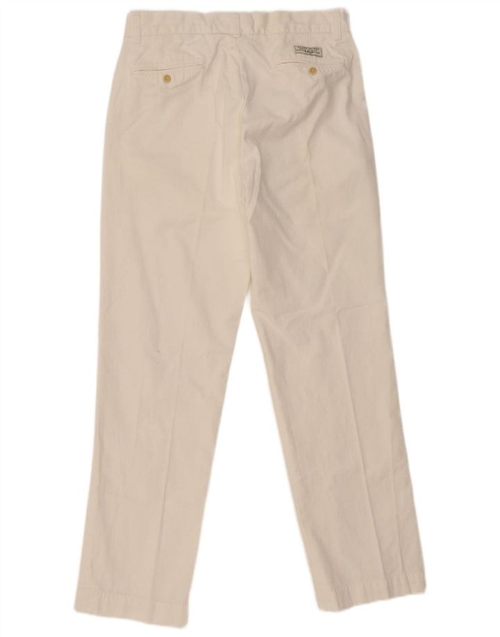 POLO RALPH LAUREN Herren Smith Pant Straight Chino Hose W32 L32 Weiß