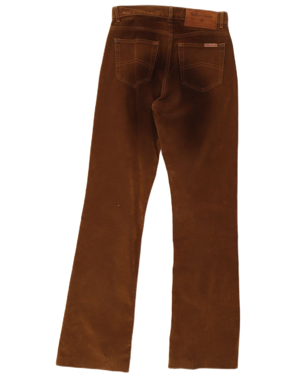 Marlboro Classics Damen-Freizeithose mit normaler Passform, W26 L30, braune Baumwolle