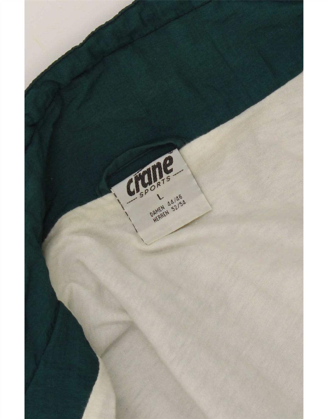 Crane Herren-Regenjacke mit Grafik, UK 40, Größe L, grünes Colourblock-Nylon