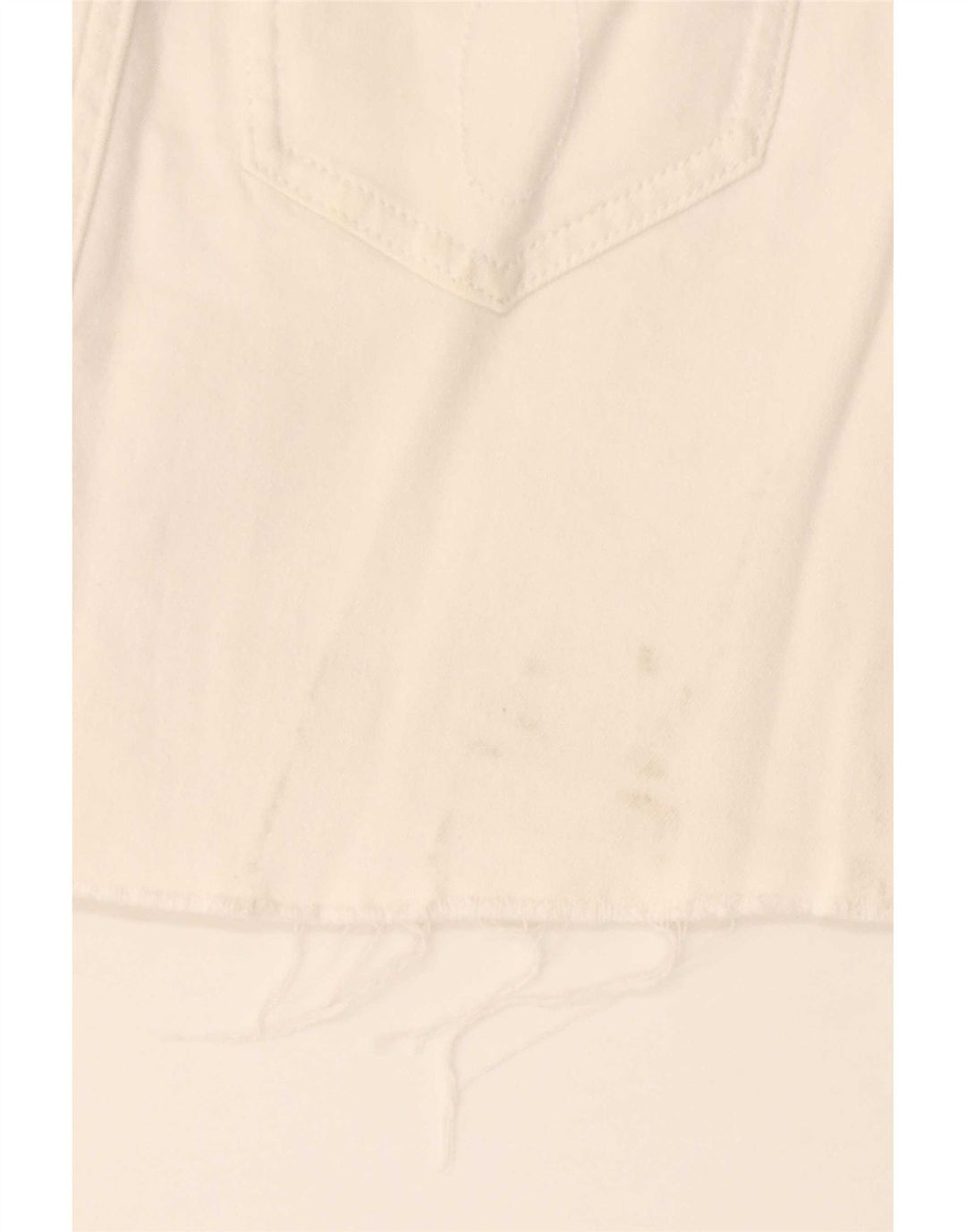 Calvin Klein Jeans Damen Graphic Minirock W26 Small Weiße Baumwolle